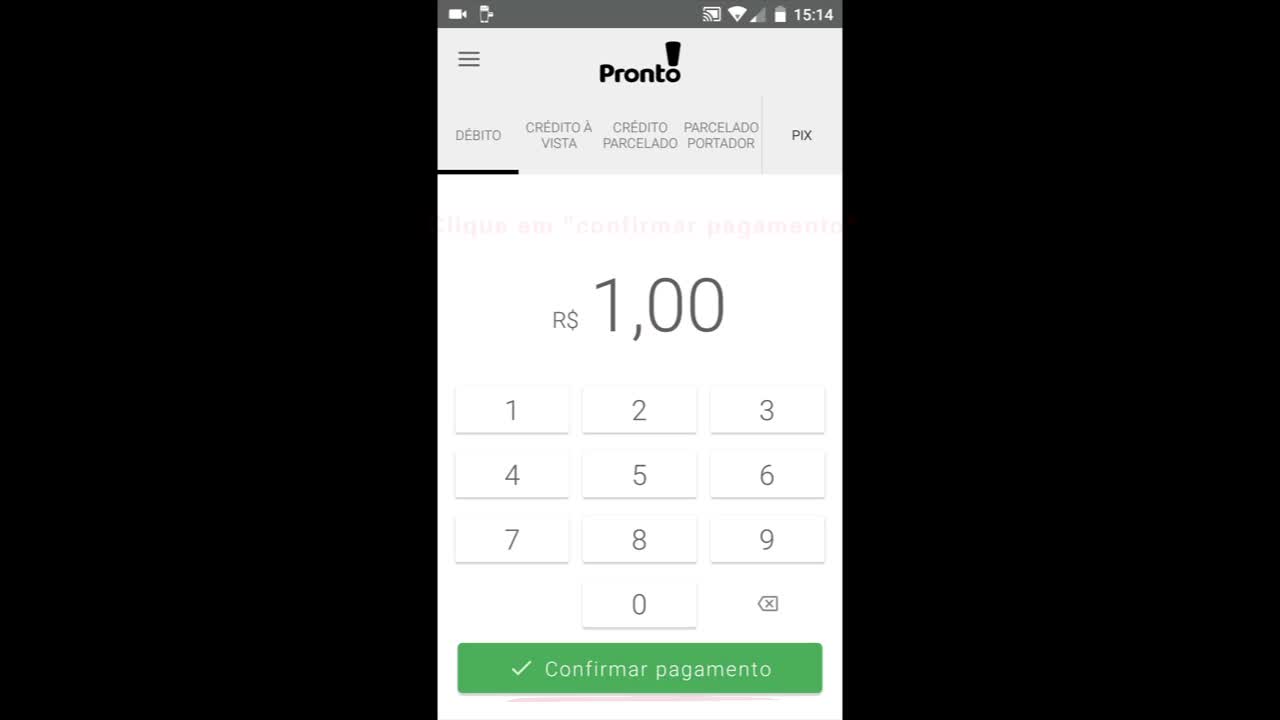 Pronto - Como realizar uma venda