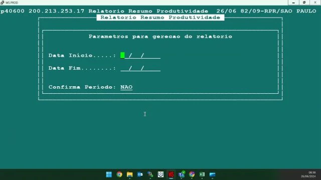 Relatorio Produtividade Parte 01
