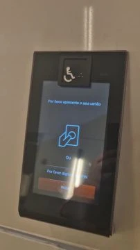 Instruções para utilização do elevador